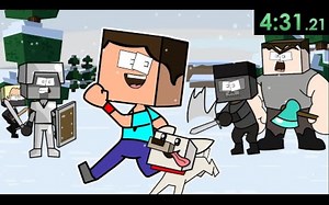 【Minecraft动画】当你第一次尝试速通...（过于真实）