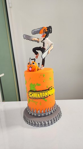 Pastel de Chainsaw Man | Pedro Sequera