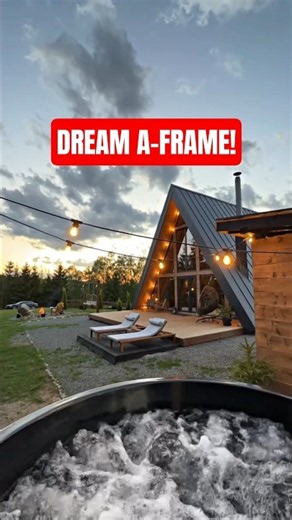 👉 THIS A-FRAME CABIN Is the PERFECT Weekend Getaway! 😍🏡