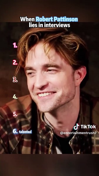 When Robert Pattinson lies in interviews#RobertPattinson #JenniferLawrence #funny #celebrity #usa