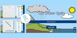 The Water Cycle Interactive Word Search