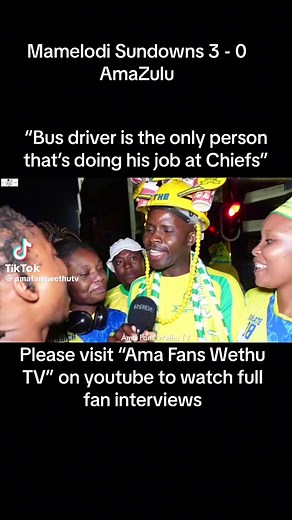 "The only person who is serious about his job at Kaizer Chiefs is Bus driver"😅🤣😂😂😂 tjo this Mamelodi Sundowns FC fans 🙆 Ama fans wethu🎥🔊 #DstvPremiership #DStvPrem #kaizerchiefs54 #KaizerChiefs #KaizerChiefsFC #Kaizer #footballlovers #reelsfb2024 #MamelodiSundowns | Edward Mtsweni