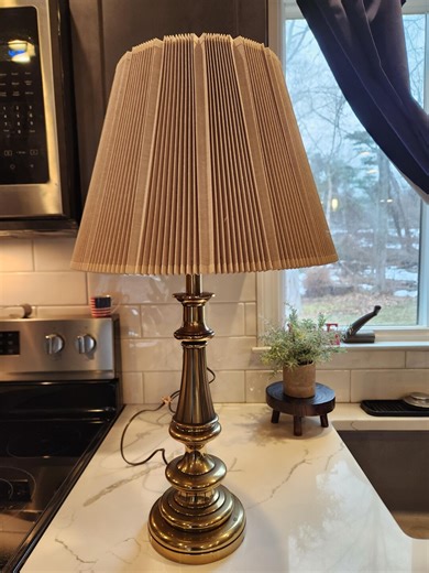 Vintage Stiffel Brass Table Lamp - Etsy