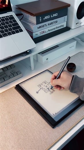Write, read, sketch — HUION INK keeps ideas in motion. #drawingtablet #art #illustration