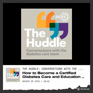 The certified diabetes care and education specialist (CDCES)...