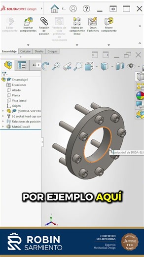 MATRIZ CIRCULAR DE COMPONENTES EN ENSAMBLAJES