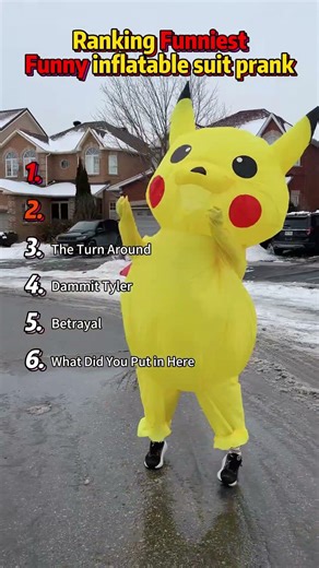 Ranking the most interesting inflatable costume pranks #funny #viral #inflatable #prank #foryou