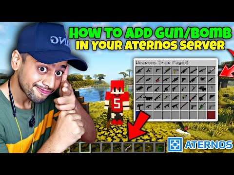 How To Add Guns & Bombs in Your Aternos Server | QualityArmory Plugin Aternos