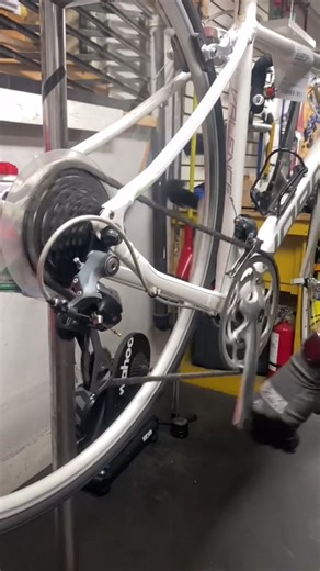 Fixing a broken road bike! #fyp #satisfying #bike #repair #howto #asmr #tools
