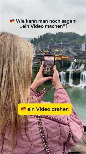 🇩🇪🎬 ein Video drehen/aufnehmen/filmen #deutsch