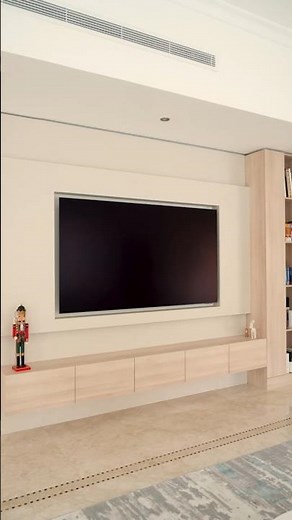Bespoke TV Media Wall in UAE | Custom TV Wall Units by Adams Furniture