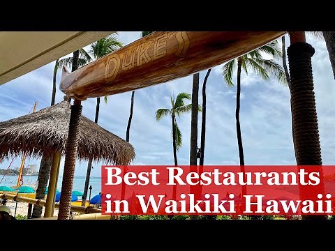 3 Best Waikiki Restaurants - My Favorite Places to Eat in Waikiki Hawaii - Breakfast, Lunch & Dinner