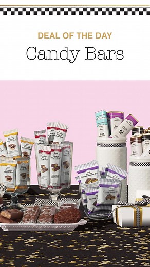 📣 Deal of the Day 📣 We’re raising the bar. Don’t miss today’s exclusive savings on Awesome Bars, sugar free bars and more wrapped treats 🍫 Shop Now: https://cur.lt/r34ihzei8 | See's Candies