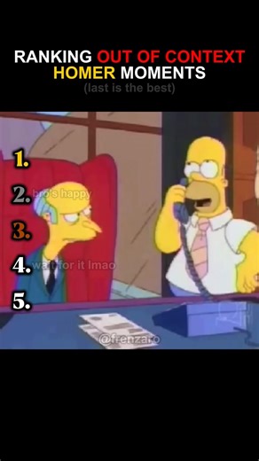 Ranking OUT OF CONTEXT Homer Simpson Moments #funny #usa #ranking