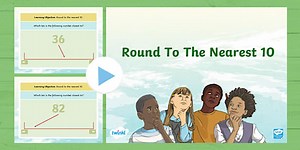 Round to the Nearest 10, 100, or 1000 PowerPoint