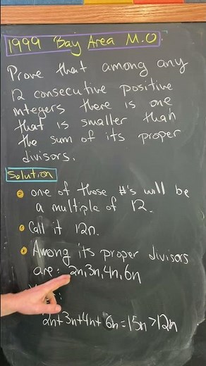 12 consecutive numbers...