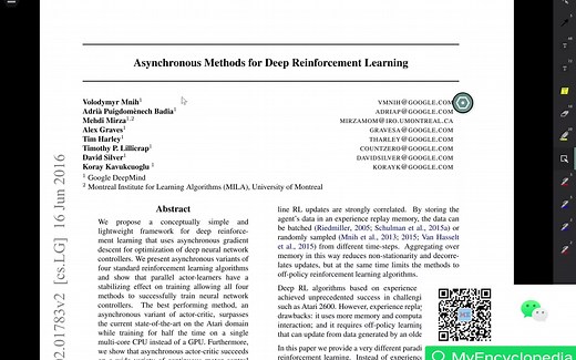 视频论文解读：强化学习A3C和Actor Critic方法