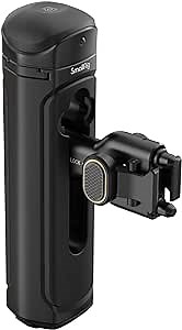 SMALLRIG Wireless Control Side Handle for SMALLRIG Quick Release Phone Cages, Aluminum Handle Grip with Infinite Rotation, Quick Release Adapter, Remote Control Module and Built-in Cold Shoe - 4402B