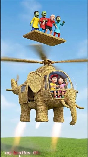 हाथी वाला हेलीकॉप्टर से दादाजी को बचाया?🥰#quran #shortfeed #viralvideo #trendingshorts #quran #viral