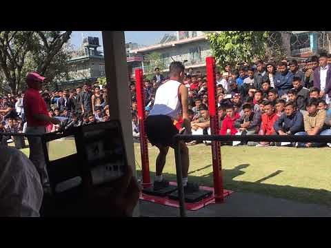 At Registration form 76 kg mid thigh pull for British army intake 2019/20