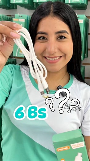 CABLE DE CARGA PARA TU CELULAR CON 6bs 🤩😱✨ #cabledecarga #USB #ventapor a 🚚 ENVÍOS A TODA BOLIVIA 🇧🇴 TU COMPRA A ESTOS NÚMEROS📱🏬 GARAJE : 591 65866142 https://wa.me/message/Y4N7RVJNU42BN1 También te puedes comunicar con: 👇🏽 👩🏽‍💻Brenda: 591 65023945 https://wa.link/xp7kkl 👩🏻‍💻 Yanahina: 591 69625122‬ https://wa.me/message/MND42Z5QN72CM1 | Garaje Scz