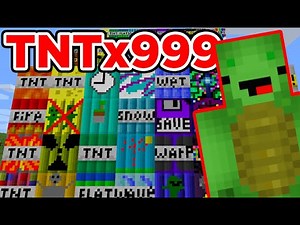 たくさんのTNTで遊ぶ【マインクラフト】