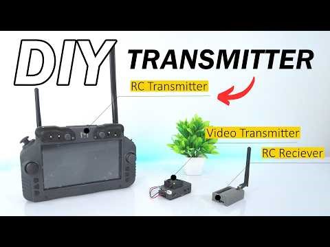 I Built a 3D Printed 14-Channel RC Transmitter with Live HD Video