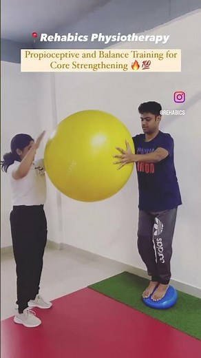 Proprioception and Balance Training ft Gym Ball✅💯