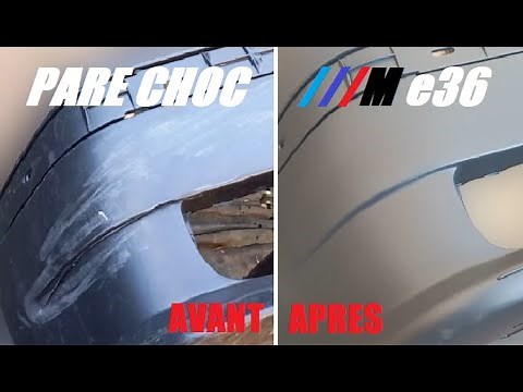 Repair a broken or cracked ABS plastic bumper