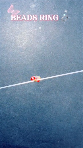 Easy Beads Ring Tutoiral For beginners! 😍🌸💍 #diy #diyideas