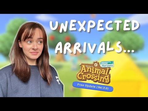 Surprise Villagers, Nook's Cranny Ceremony & Crafting | ACNH 3.0 Update Playthrough Day 3
