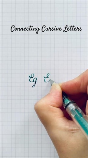 How to Connect Cursive Letters | cursive handwriting | handwriting practice | asmr | relaxing