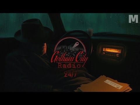 GOTHAM CITY RADIO 🔴 24/7 - Vintage Music | Golden Oldies | Old Radio | Gotham Ambience