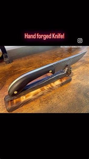 Old rusted file to custom elegant knife!