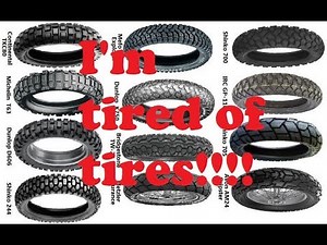 Tired of tires!! on the KLR 650