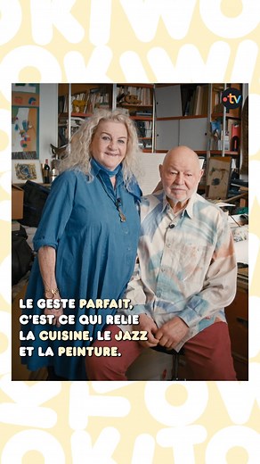 🎺À 87 ans, Daniel Humair est considéré comme l’un des plus grands batteurs de jazz vivants. De Chet Baker à Dizzy Gillespie, il a joué avec presque tous les géants du jazz des années 50 et 60. 🥁🎨Dans sa maison-atelier qu’il partage avec @feghrita il consacre ses journées à la batterie… et à la peinture, où le geste du musicien se retrouve sur la toile. Entre deux frappes de caisse claire, il nous livre des anecdotes incroyables, dont une, spoiler alert, avec l’unique @alejandro.jodorowsky. @_