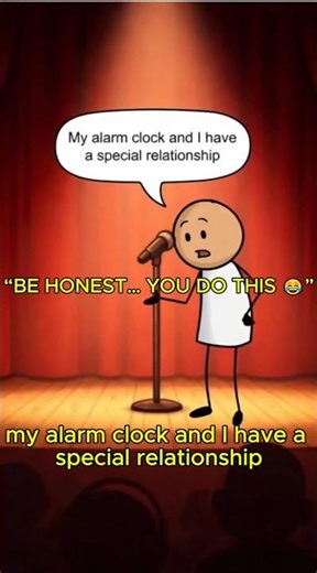 Alarm Clocks Be Like 😂 | Relatable Stickman Comedy #shorts