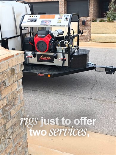 Bin cleaning pressure washing. One trailer. One payment. One setup. The Kraken Combo Trailer starts at $39,999 and comes with a 2-year warranty. 🦑 No hydraulics. No headaches. Just results. Financing Available Patent Pending #fyp #pressurewashing #bincleaning