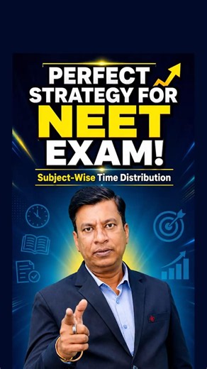 RE-NEET 2026: The Perfect Subject-Wise Time Split for Management 💪 | #nvsir #strategy | Motion NEET