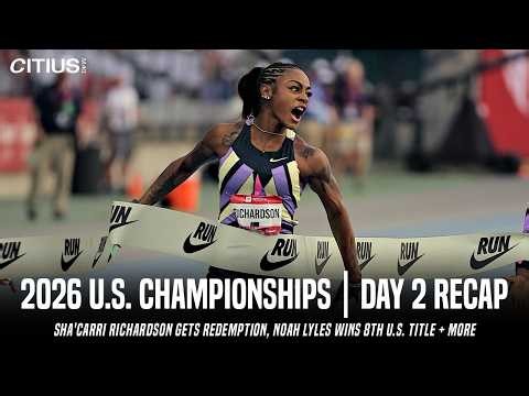 USATF Outdoor Championships 2026: Day 2 Reactions – Noah Lyles 9.79, Sha'Carri Wins 3rd 100m Title
