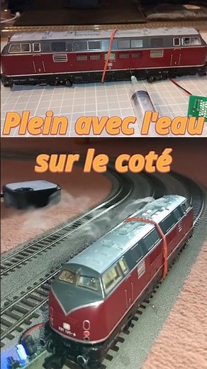 BR 221 #Fleischmann, comment fumer avec de l'eau #modeltrains