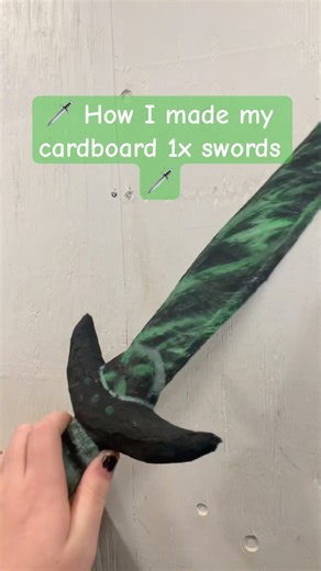 1x1x1x1 sword tutorial #cosplay #tutorial #forsaken #roblox #cardboard #sword