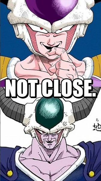 Manga Frieza VS King Cold is NOT Close.