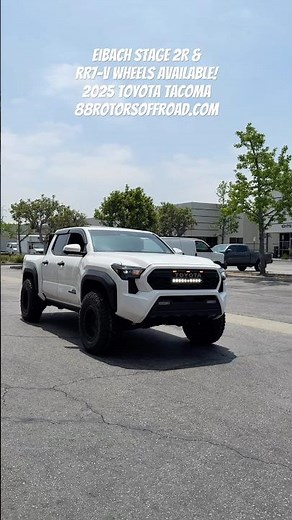 2025 Toyota Tacoma TRD Offroad Eibach Stage 2R & RRW RR7-V Wheels #88rotorsoffroad