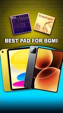 Comment: Best pad for BGMI under 35k | Xiaomi pad 8 #bgmi #ipad
