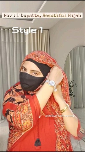 Beautiful Dupatta Hijab Style for Daily Wear | Easy Hijab Tutorial for Beginners