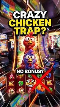 Crazy Chickens No Bonus? #slot #casino #gambling #shorts