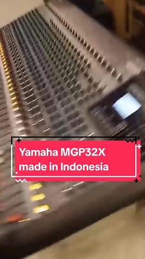 Yamaha MGP32X made in Indonesia 32mixer awsome look #mixer #sound #engineer #Bangladesh Send opamine