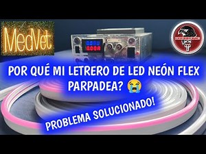 Por qué mi letrero de LED neón Flex parpadea?