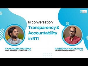 Transparency & Accountability in RTI